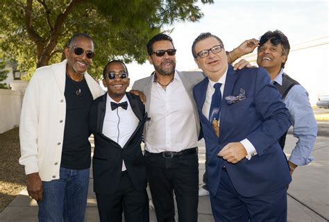 Manny Davis, the son of the late entertainer Sammy Davis Jr., attended the dedication ceremony for Sammy Davis Jr. Drive in Las Vegas in 2015. See photos of him with his godmother, radio personality and other guests at the event. 